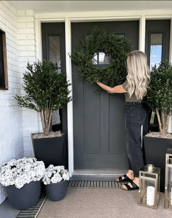 Chic Minimalist Front Porch Revamp
