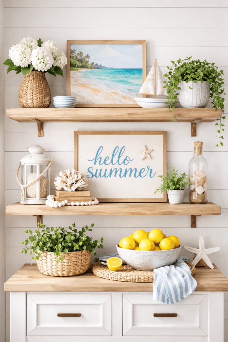 21 Coastal Summer Decor Ideas for a Breezy Home