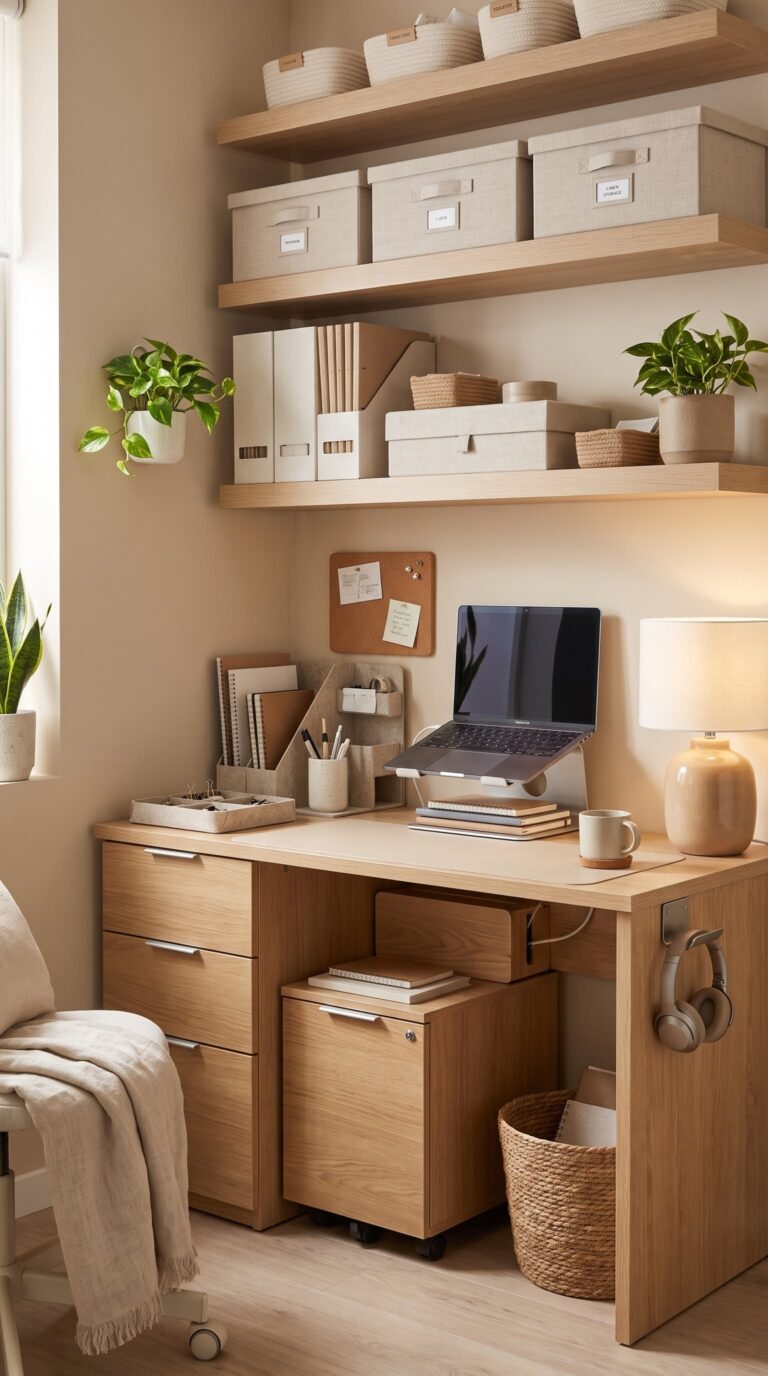 Small Home Office Organization Ideas for Tight Spaces