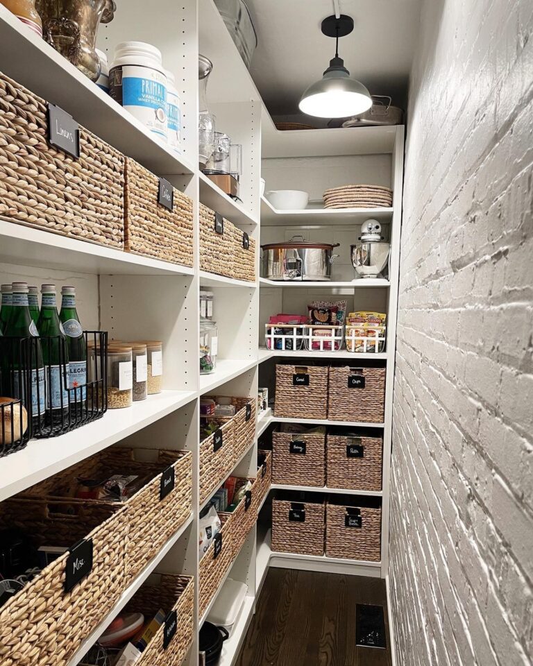 12 Deep Narrow Pantry Shelf Organization Ideas