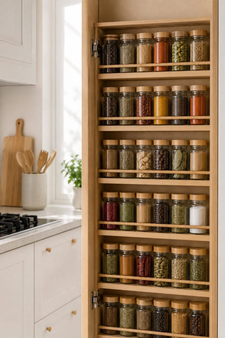 25 Spice Rack Organization Ideas for a Tidier Kitchen