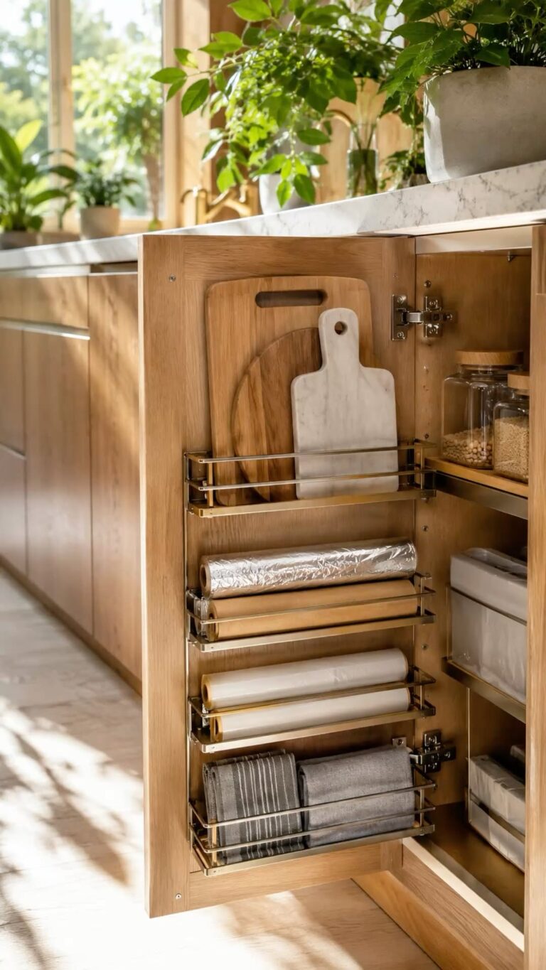 20 Accessible Lower Cabinet Pull-Out Organizers for Low Mobility