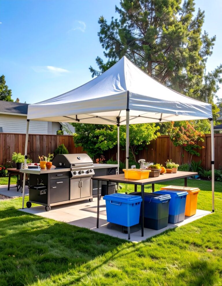 10 Creative Ideas for a Temporary Outdoor Kitchen Prep Station