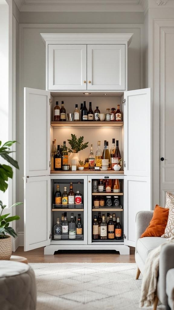 Disguised Mini Bars Hidden in Furniture