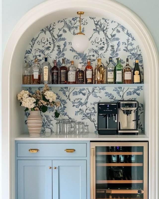 Stylish Built-In Bar