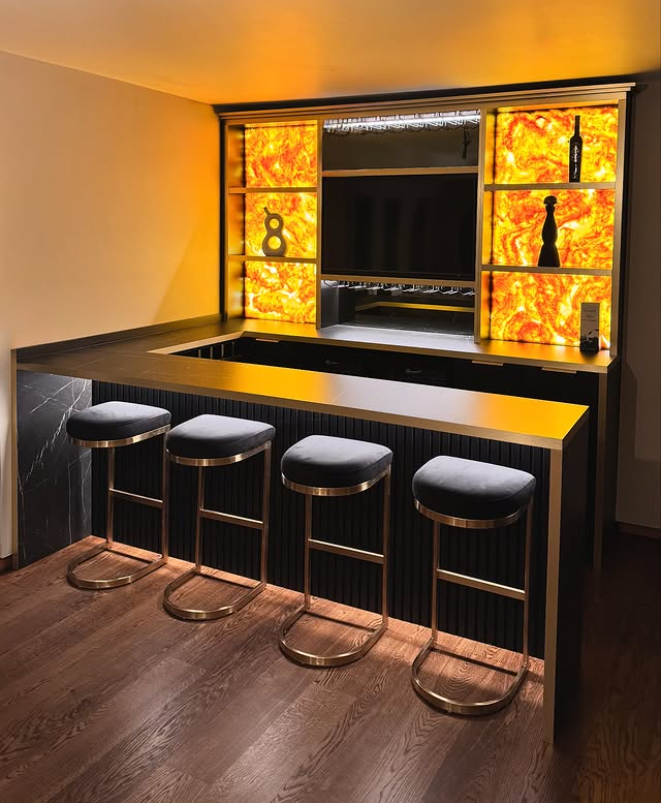 Futuristic Home Bar