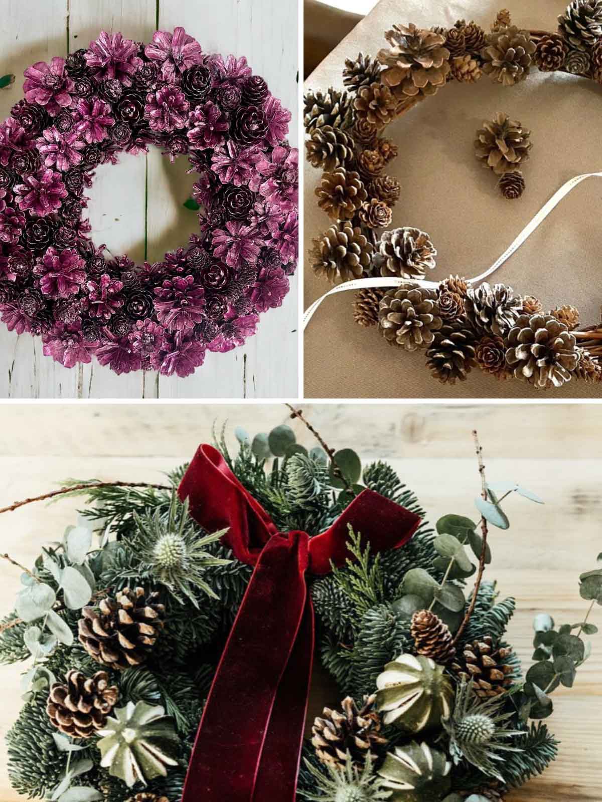 Unique wreath ideas for Christmas décor