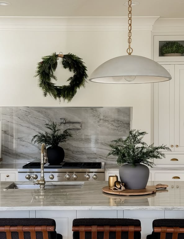 Refined Winter Kitchen Decor