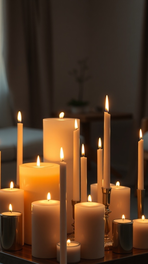 Inviting Candle Arrangements