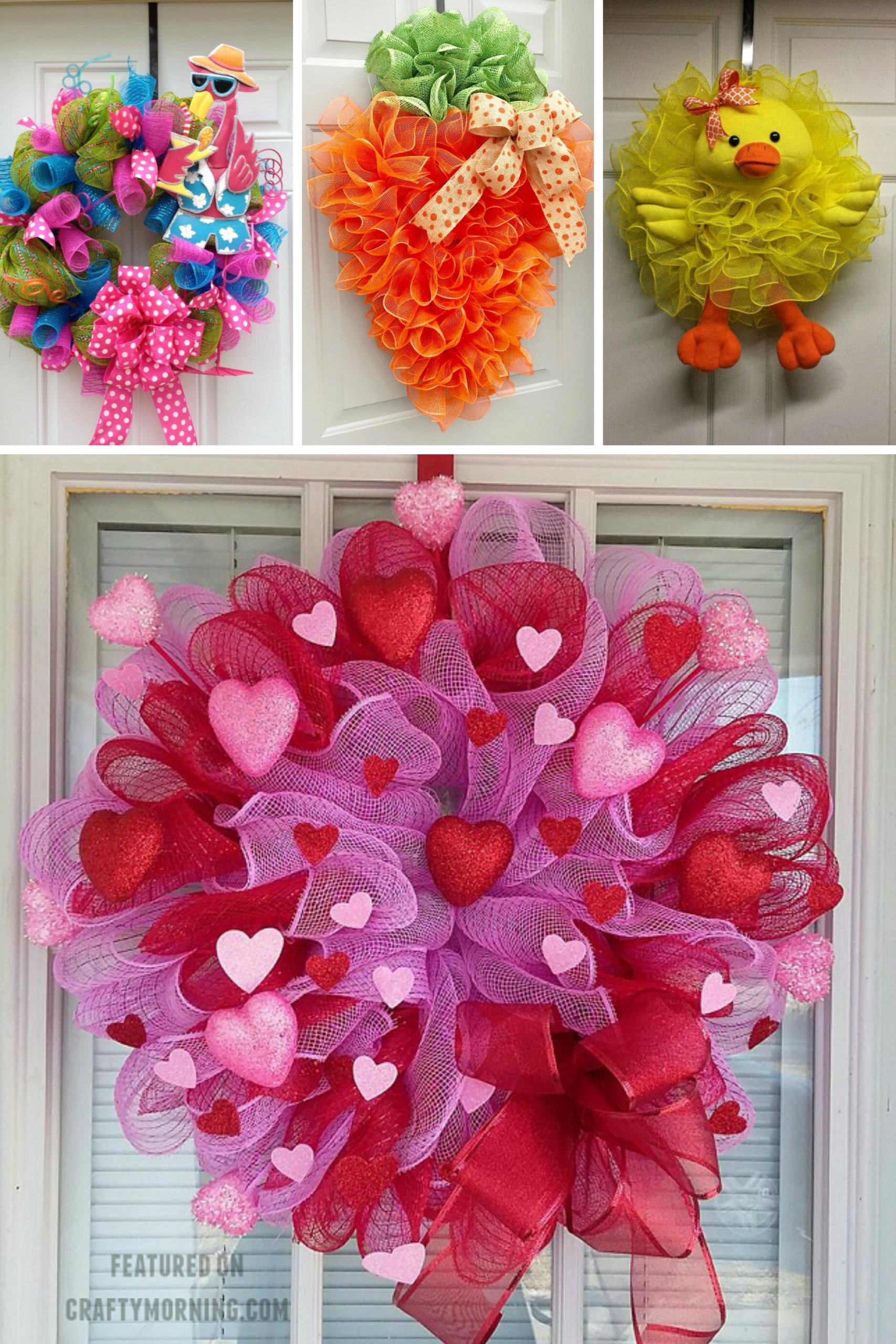 Holiday-Themed Deco Mesh Concepts