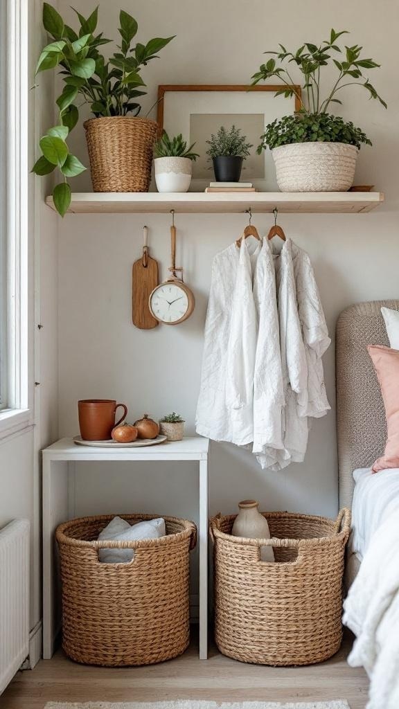 Under-shelf baskets
