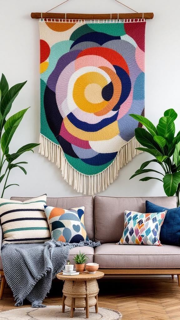 Using Fabric to Create Unique Wall Hangings