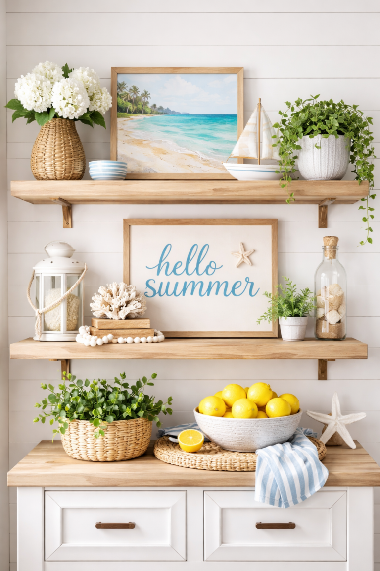 21 Coastal Summer Decor Ideas for a Breezy Home