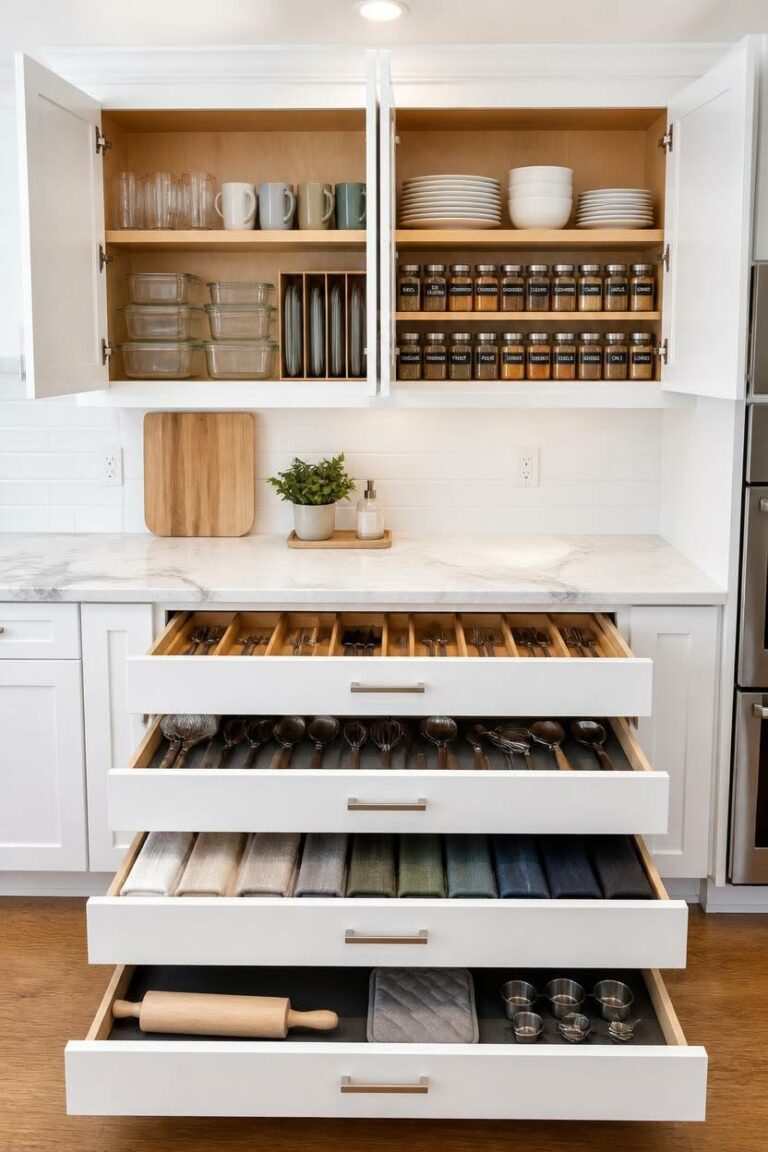 22 Drawer Organization Kitchen Ideas for a Tidy Space